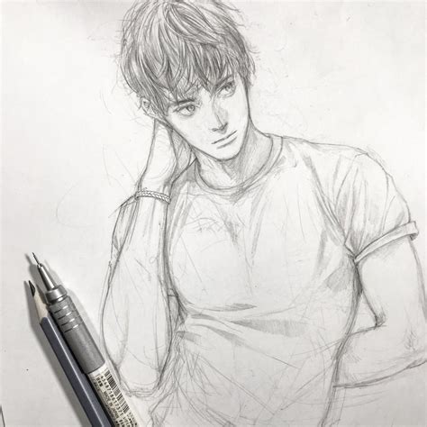 171109 Anime Drawings Boy Anime Drawings Sketches