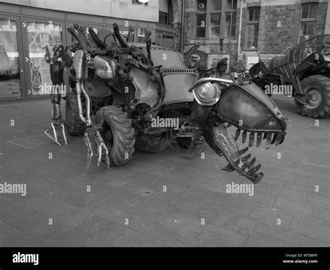 Scrap Metal Monster Black And White Stock Photos And Images Alamy