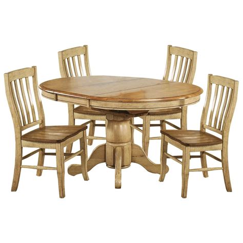 Due to the covid‑19 crisis, manufacturing delays with many of our vendor partners are causing inventory shortages and shipping delays. Bakersfield Quails Run 5-Piece Dining Set in Almond and ...