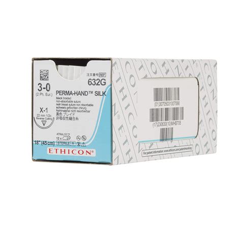 Ethicon 632g Perma Hand Silk Suture Natural Non Absorbable