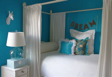 Only the best hd background pictures. Turquoise Girl's Room - Contemporary - girl's room - K ...