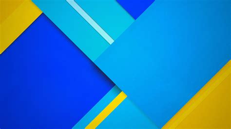 Yellow Blue Material Design 4k Wallpapers Hd Wallpape