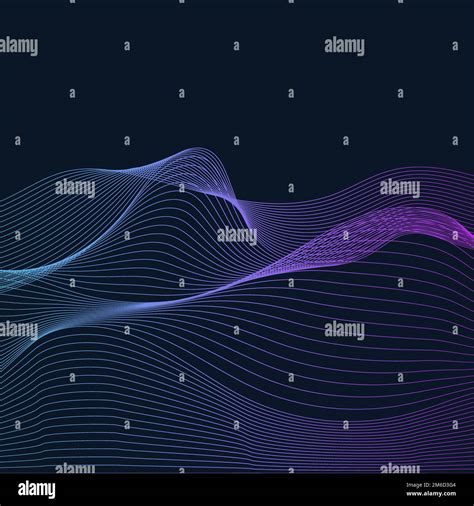 Data Visualization Dynamic Wave Pattern Vector Stock Vector Image And Art