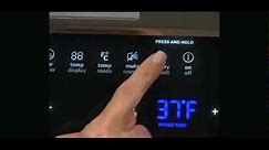 Electrolux Temperature Display and Temperature Mode Features