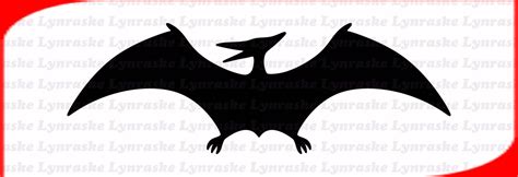 Pterodactyl Silhouette Svg Svg Dxf Cricut Silhouette Cut Etsy