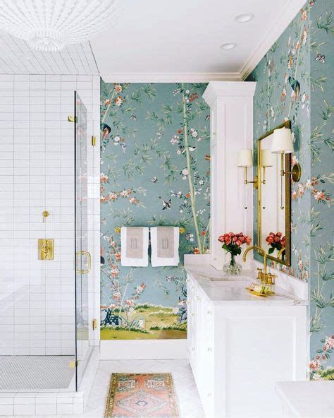 8 Bold Wallpaper Bathrooms Ideas Bathroom Wallpaper Bathroom Design