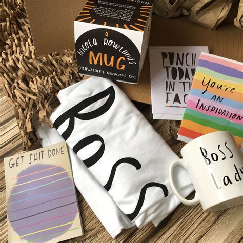 No matter what kind of boss you have or where you work, you're totally. Boss Lady Gift Box By Nicola Rowlands | notonthehighstreet.com