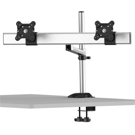 Dual Monitor Stand W Quick Release Single Arm