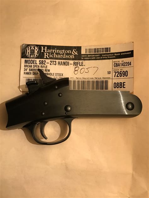 Harrington And Richardson Arms Co Handr Handi Rifle Sb 2 Receiver 223