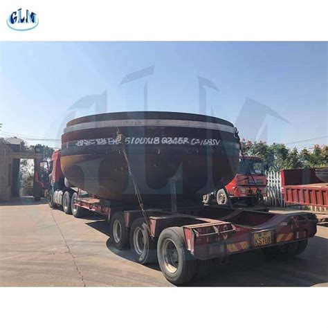 200mm 10mm Ellipsoidal Carbon Steel Dished Heads Pressure Vessel Asme