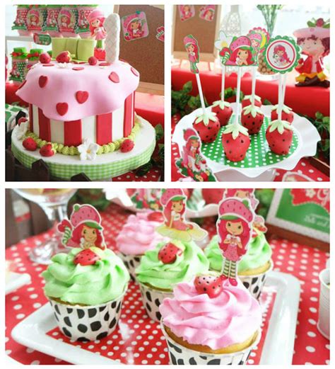 Karas Party Ideas Strawberry Shortcake Birthday Party