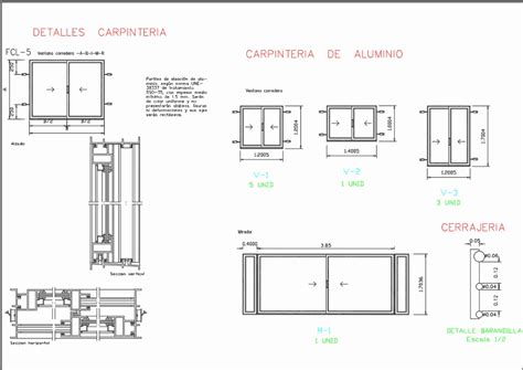 Ventana Corrediza En Autocad Descargar Cad Kb Bibliocad