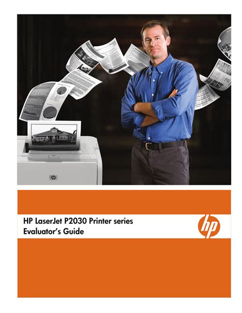 Hp Laserjet P2030 Printer Series Evaluator`s Guide Manualzz