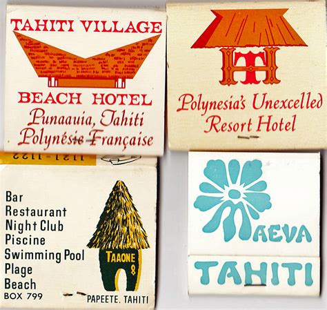 Tahitian Hotels 1960s 1970s Susan Blumberg Kason