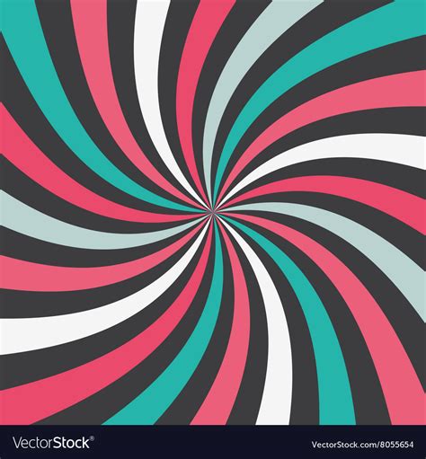 Swirling Radial Pattern Background Royalty Free Vector Image