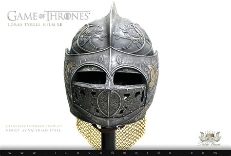 Game Of Thrones Loras Tyrell Helmet By Valyrian Steel