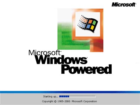 Windows Powered Bootscreen 2000 By Willowandspiderpet40 On Deviantart