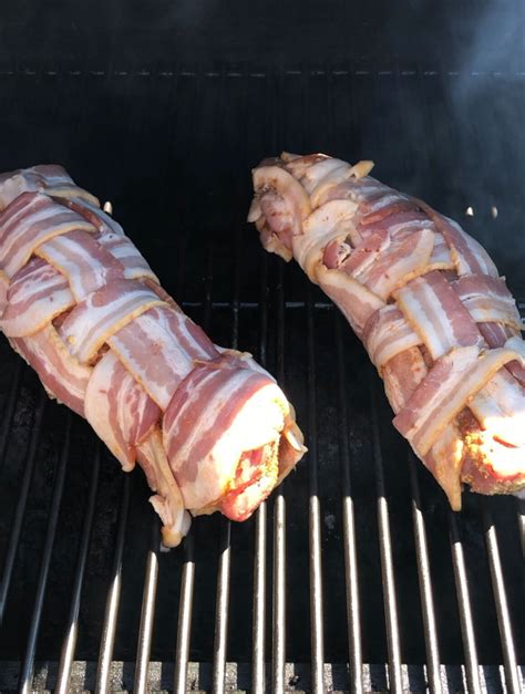 Smoked Bacon Wrapped Pork Tenderloin Pellet Smoker Winding Creek Ranch
