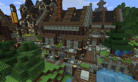 Minecraft tutorial mittelalter haus #1 (deutsch) ein kleines tutorial in dem der professor erklärt und anschaulich darstellt. Small Medieval House / Mittelalterliches Haus Minecraft ...