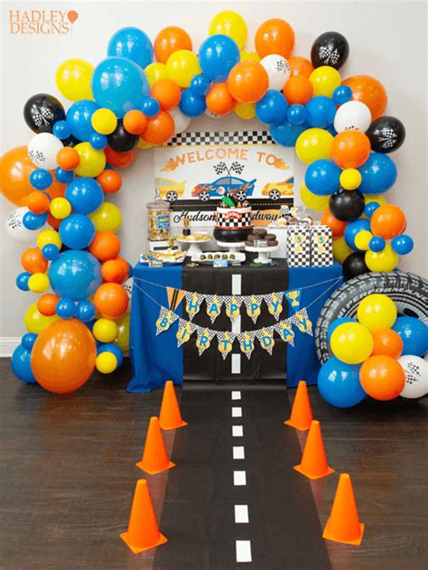 15 Revved Up Race Car Party Ideas Hadley Designs Party Blog