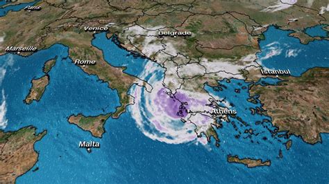 Medicane A Rare Hurricane Like Storm In The Mediterranean To Hit
