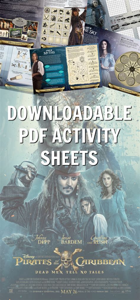Here come the pirates of the caribbean for you. Pirates of the Caribbean: Dead Men Tell No Tales Activity ...
