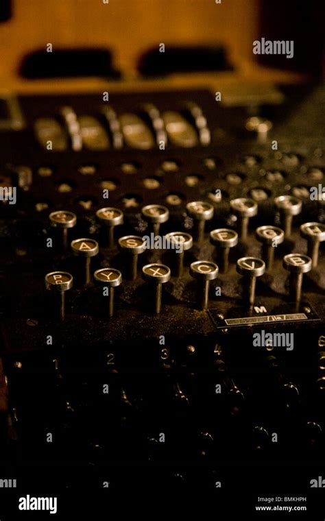 German Wwii Enigma Code Machine Stock Photo Alamy