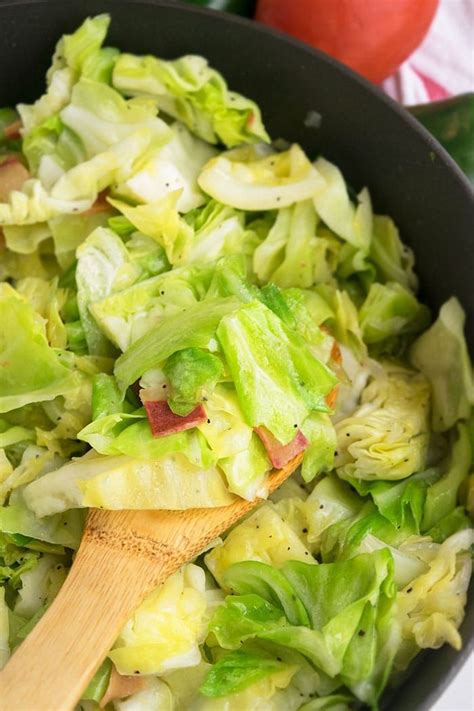 The mouthwatering dish is easy to prepare and features some of our favorite comfort foods: Easy Fried Cabbage Recipe (With images) | Fried cabbage ...