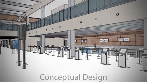 New Lafayette Airport Terminal Construction Start, Conceptual Tour