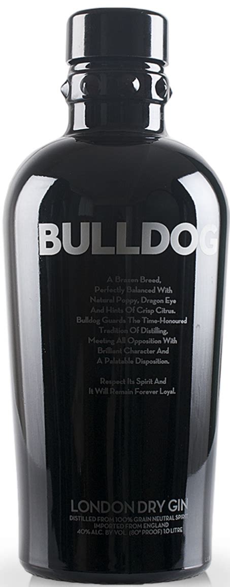 Джин Bulldog London Dry Gin 1l Set 6 Bottles Бульдог Лондон Драй Джин