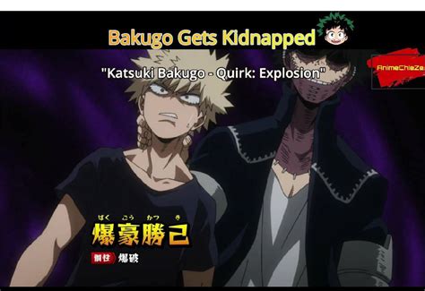 Bakugo Gets Kidnapped Animechieze Posted An Episode Of My Hero
