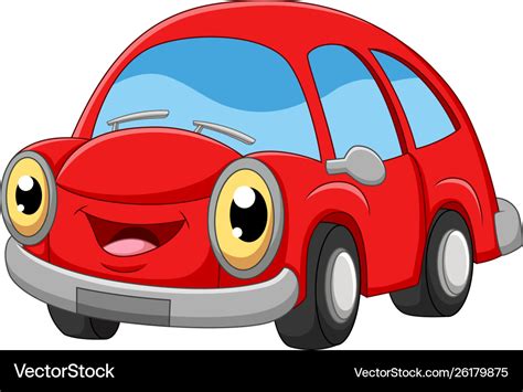 Red Car Cartoon Picture