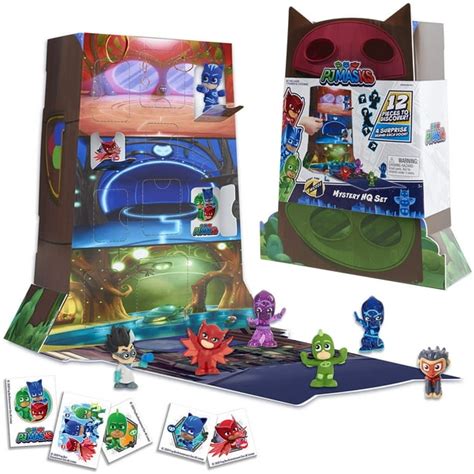 Just Play Pj Masks Night Time Micros Mystery Hq Box Set Collectible