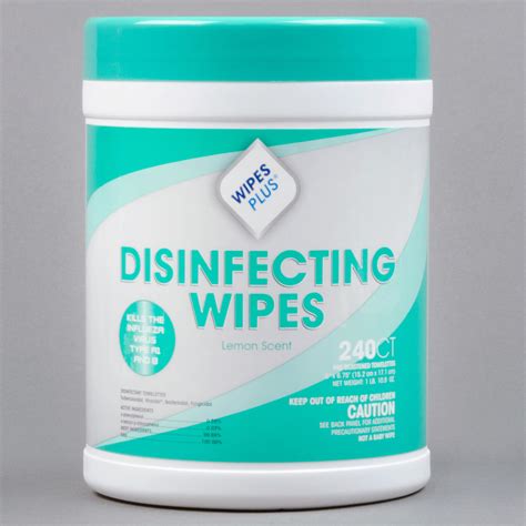 Wipesplus 240 Count Lemon Scent Alcohol Free Disinfecting Wipes