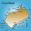 MAPS OF COCOS ISLANDS (KEELING ISLANDS) - AUSTRALIA