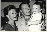 Gene Kelly with his second wife, Jeanne Coyne, and their son, Tim, in ...