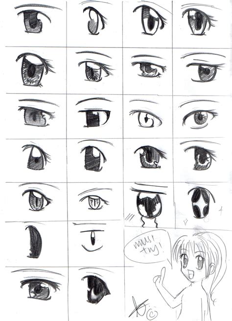 How To Draw Shojo Eyes By Bunnify On Deviantart