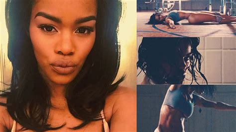 Kanye Wests Fade Video Star Teyana Taylor Shows Off Her Insane Figure In New Reebok Ad