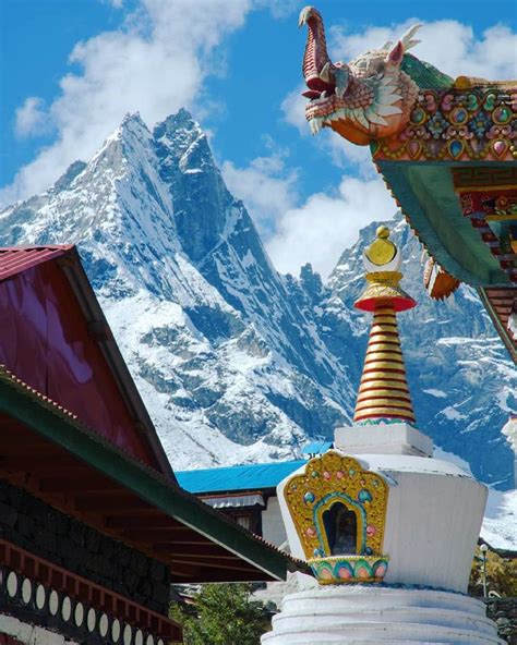 Tengboche Monastery Is One Of The Most Famous Monasteries Of Nepal Probably Because Of Its