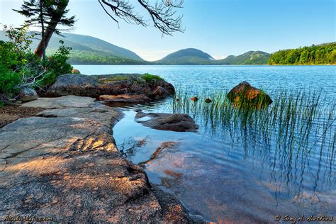 Bar Harbor Maine Eagle Lake In Acadia