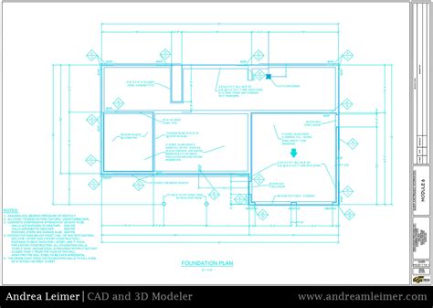 Andrea Leimer Cad And 3d Modeler Portfolio Autocad House Floor Plans