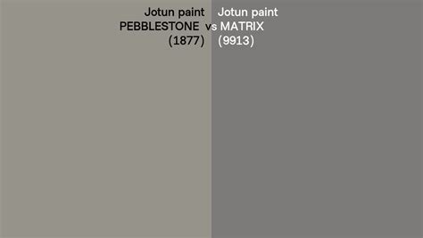 Jotun Paint Pebblestone Vs Matrix Side By Side Comparison