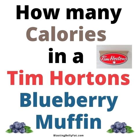 Tim Hortons Blueberry Muffin Calories Carbs Blasting Belly Fat