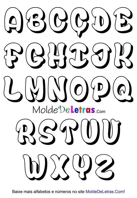 20 Moldes Diferentes De Letras Do Alfabeto Para Colorir
