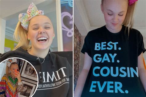 Jojo Siwa Officially Comes Out As Lgbtq After Dropping Hints With Best Gay Cousin Ever Tee