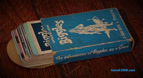 1955 Biggles Card Game By Pepys England Tomsk3000