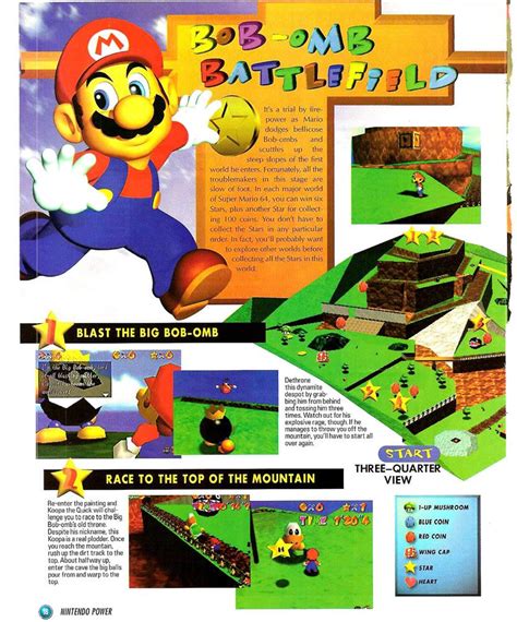 Super Mario 64 Exclusive In Nintendo Power Vol 88
