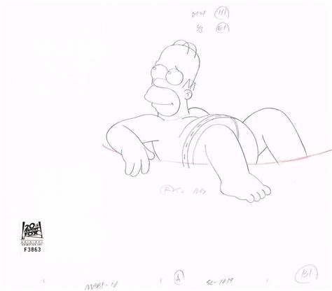 Homer Simpson Sitting In Pool