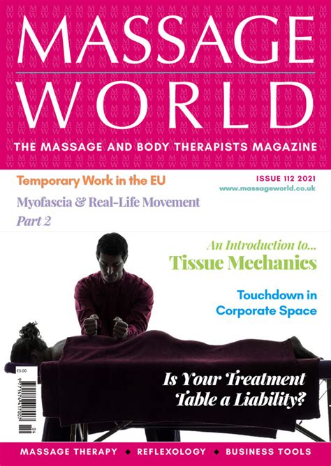 Latest Issue Massage World Magazine