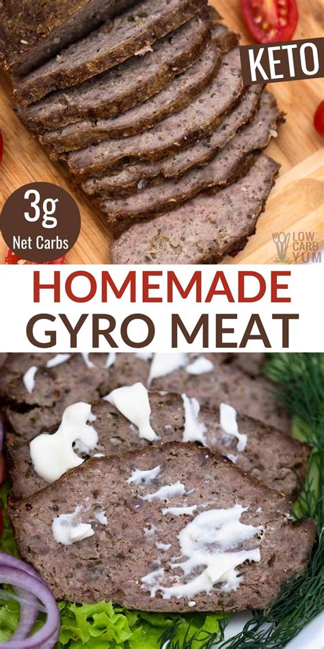 Homemade Gyro Meat Recipe Keto Low Carb Yum